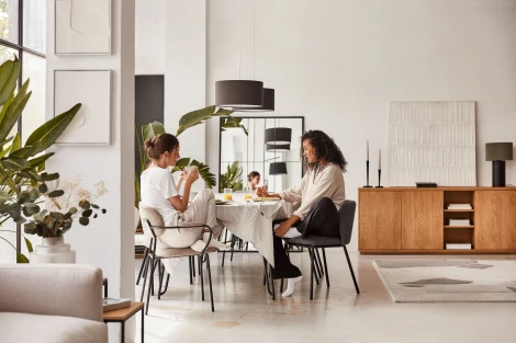 Напольное зеркало La Forma (ex Julia Grup) Ulrica (Черный/ Металл,Обработанная древесина,Железо)