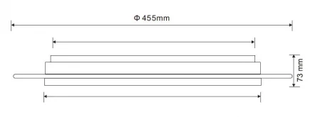 Потолочный светильник круглый Globo Optima 41310-30 (LED, 220V, пульт управления)