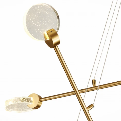 Подвесной светильник ST Luce Montecelio SL6104.203.06 (LED, 220V, хрусталь, на тросе)