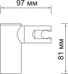 Настенный держатель Wasserkraft A008