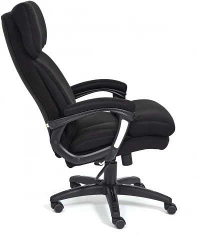 Кресло DUKE флок/ткань, черный/черный , 35/TW-11 Tetchair 14040
