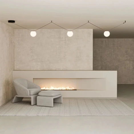 Комплект ременной трековой системы Belty, светодиодные 48V 15W Denkirs Belty SET DK55SET24-01-BR