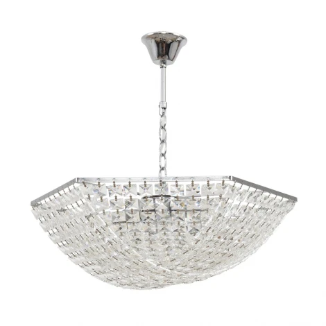 Люстра подвесная Lumion Amalia 8377/5 хром/прозрачный, металл/хрустал E27 5*60W 220V