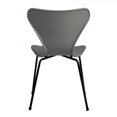 Стул Seven белый с хромированными ножками