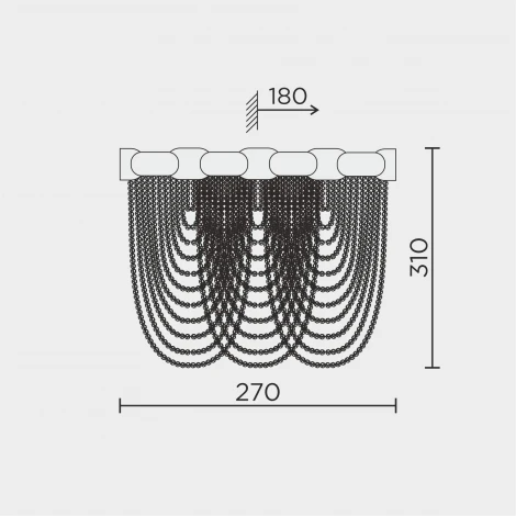 Бра хрустальное Modelux ML.316.02 BS