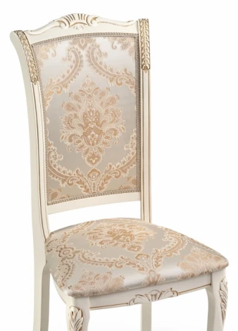 Деревянный стул Woodville Керия слоновая кость / ткань С65 499599