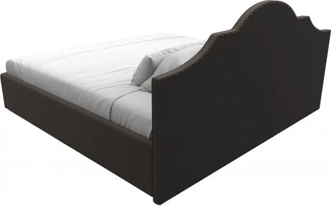 Кровать интерьерная Афина 200 (Коричневый/Рогожка) Лига Диванов арт.123050