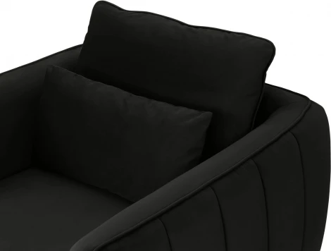Кресло Amsterdam ОГОГО (арт.342707), (Ткань/Черный)