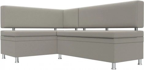 Диван кухонный угловой Стайл левый угол (Бежевый/Рогожка) Лига Диванов арт.122524L