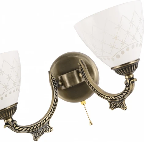 Бра с выключателем Arte Milano AM343837 343837/2W AB (220V)