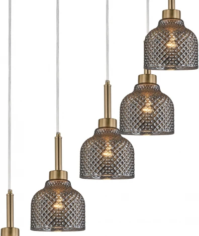 Подвесной светильник 11039/12P Smoke Indigo Caramella V000436