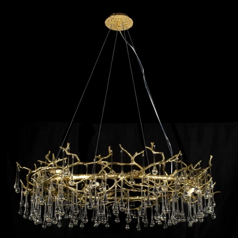 Подвесная люстра Loft It Bijout 10068/1000 GD (220V, на тросе, ветки)
