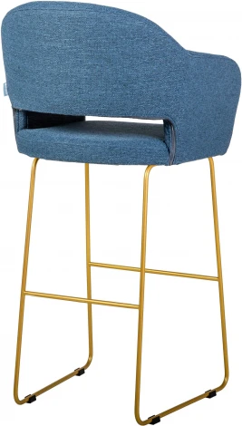 Кресло бар Oscar БлюАрт/ЛинкЗолот R-Home арт.4101188h_БлюАртЗолот_БАР