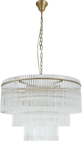Подвесная люстра Newport 3680 3689+9/C brass (220V, на цепи)