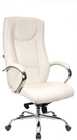 Компьютерное кресло для руководителя King M экокожа кремовый