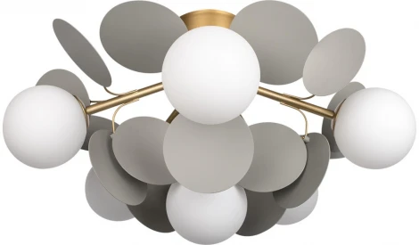 Потолочная люстра Loft It Matisse 10008/6C Grey (220V, шарики)