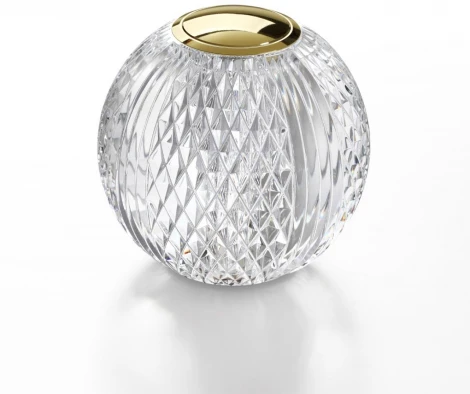 Настольная лампа Odeon Light Crystal 5008/2TL золотой/металл/акрил LED 2W 4000K 180лм (регулировка яркости, 220V, диммер, сенсорный выключатель, шар)