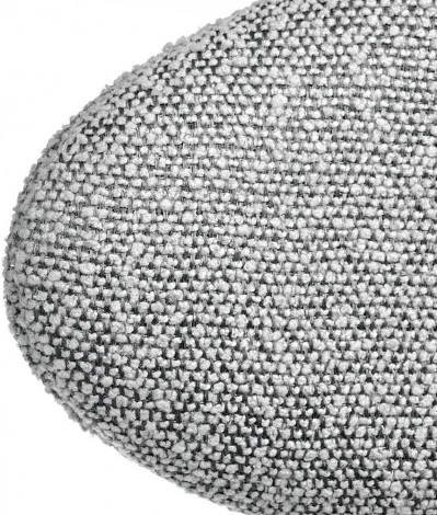 Стул Bradex Home полубарный Lucas светло-серый букле с ножками цвета орех (RF 0550)