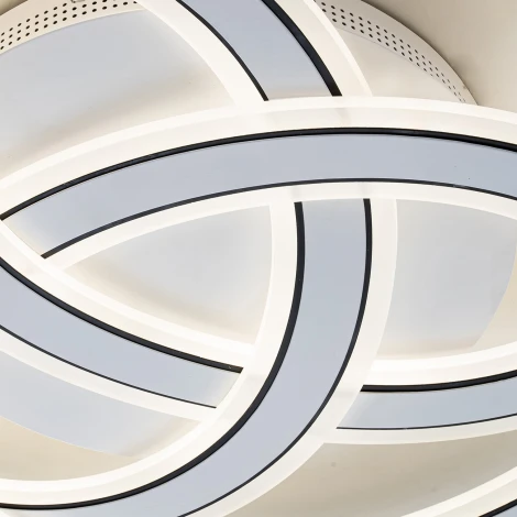 Потолочная люстра с таймером Escada Quant 10243/3 LED*140W White 10243/3LED (220V, пульт управления)