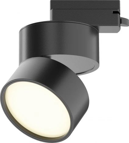 Трековый светильник однофазный 12W 220V Maytoni Onda TR007-1-12W3K-B-1 (LED, круглые)