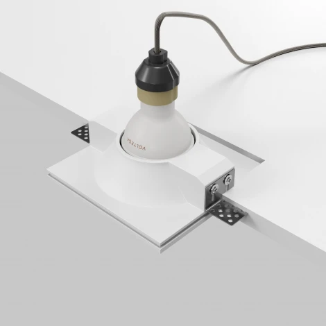 Встраиваемый светильник Maytoni Technical Gyps Modern DL129-GU10-01-W