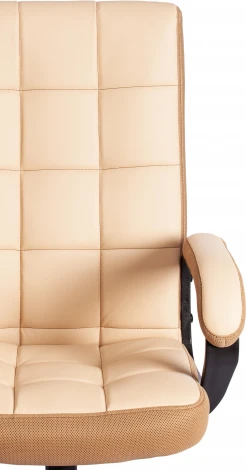 Компьютерное кресло игровое Tetchair TRENDY (Исскуственая кожа,Ткань/Бежевый)