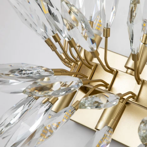 Настенный светильник Favourite Rays 4058-6W (220V, хрусталь, лепестки)