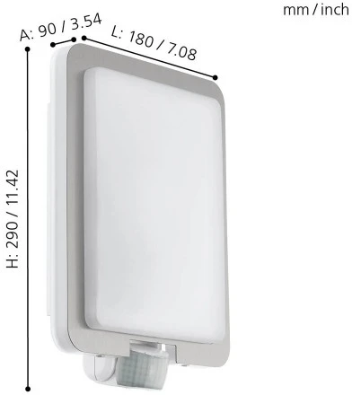 Настенный светильник уличный Eglo Mussotto 97218