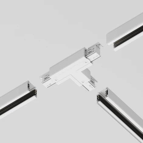 Коннектор Т-образный правый Trinity белый (трехфазный) Maytoni Technical TRA005CT-31W-R (220V)