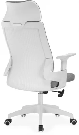 Компьютерное кресло Woodville Flok gray / white 15607