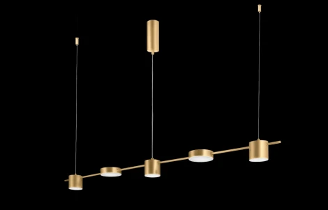 Подвесной светильник Crystal Lux Tristan SP5 L1200 GOLD (LED, 220V, на тросе)