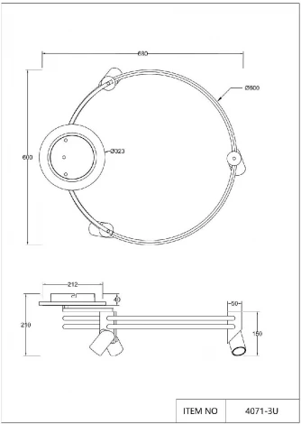 Спот Favourite Cosmical 4071-3U