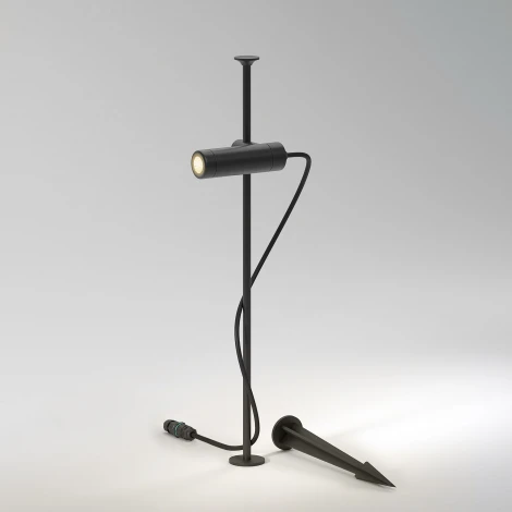 Грунтовый светодиодный светильник Elektrostandard Covert 35173/S 3000K черный