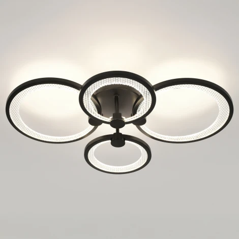 Потолочная люстра на штанге светодиодная с пультом ЭРА Odry CLL-1-78-RC BK