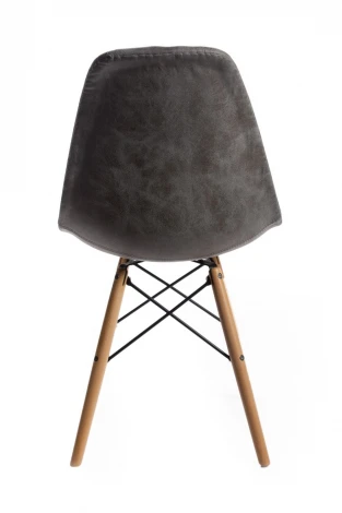 Стул Eames DSW leather серый