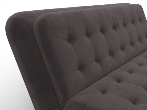 Диван-книжка Лига-123 (Металл,ЛДСП,Брус,Доска,Велюр/Коричневый) Лига Диванов 137619