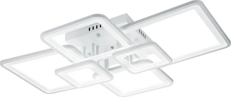 Потолочная люстра Escada Plain 10286/6 LED*154W White (ночной режим, 220V, пульт управления)