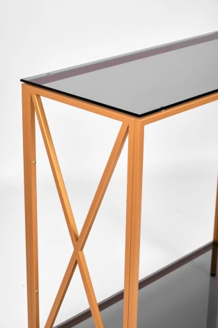 Консольный стол AllConsoles 1033-CG grey золотой