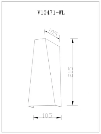 Настенный светильник светодиодный Moderli Livorno V10471-WL (220V)