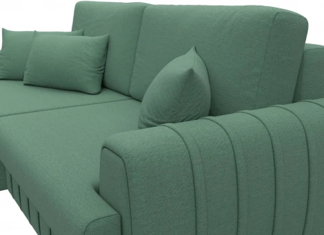 Диван угловой Лига-057 НПБ угол левый Лига Диванов (Рогожка) арт.129267L