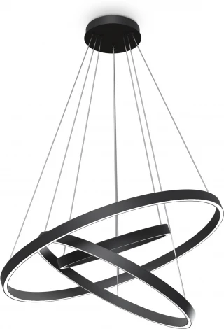 Подвесной светильник светодиодный Rim MOD058PL-L100BK Maytoni (220V, на тросе)