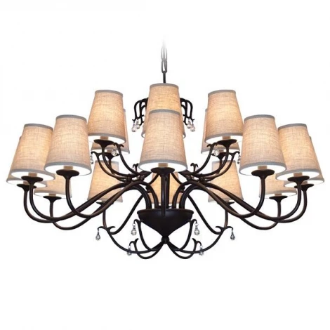 Подвесная большая люстра L'Arte Luce Chalet L17818.03 (220V, ковка, на цепи)