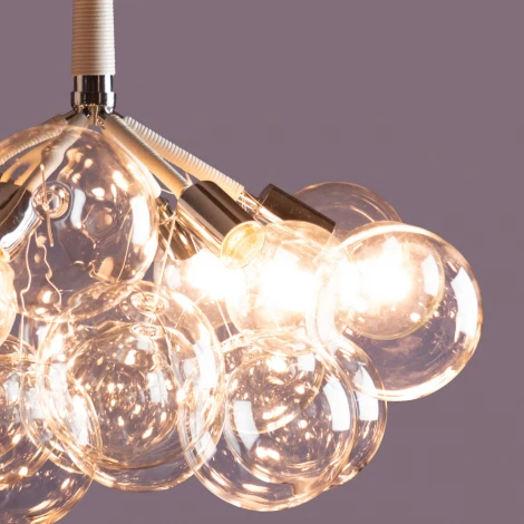 Подвесная люстра Loft IT Bunch 10048/6 White (220V, на проводе, шарики)