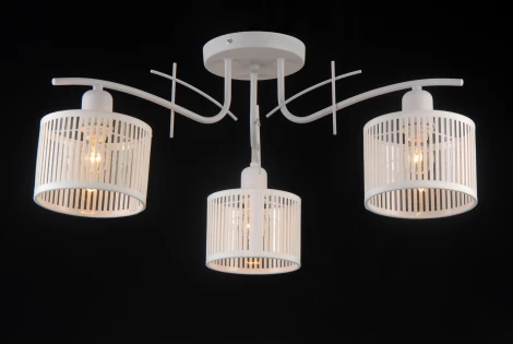 Потолочная люстра Natali Kovaltseva Amsterdam 81053-3C SATIN WHITE