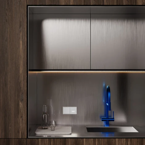 Накладка для подсветки светодиодной (серый) Voltum S70 VLS002316