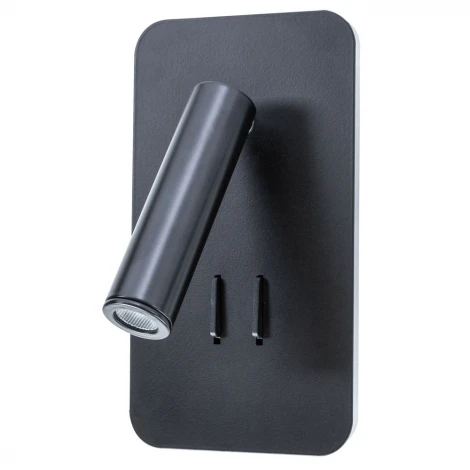 Спот для чтения Arte Lamp Electra A8233AP-1BK (LED, 220V, выключатель)