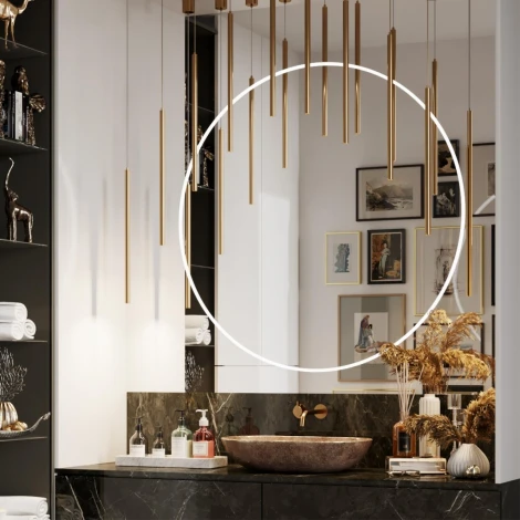 Подвесной светильник Fiano 4374/3L Odeon Light (LED, 220V, на проводе, круглые)