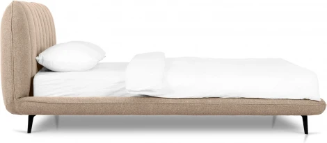 Кровать Amsterdam ОГОГО (арт.845393), (Шенилл/Бежевый)