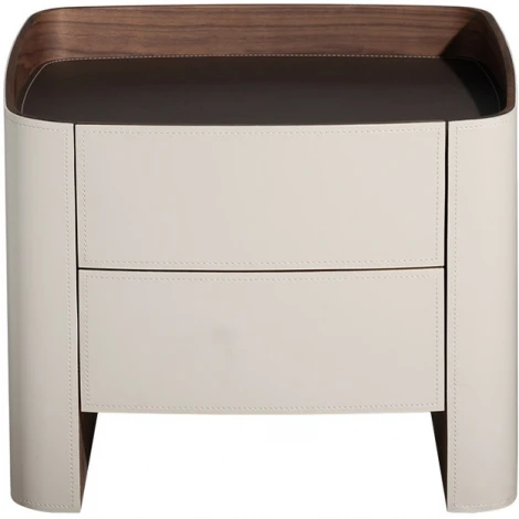 77IP-02000 Тумбочка с 2 ящиками светлая 56*46*49см Garda Decor