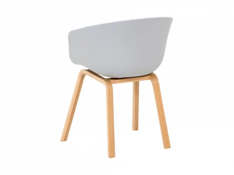 Стул пластиковый Paul ОГОГО 622567 (серый)